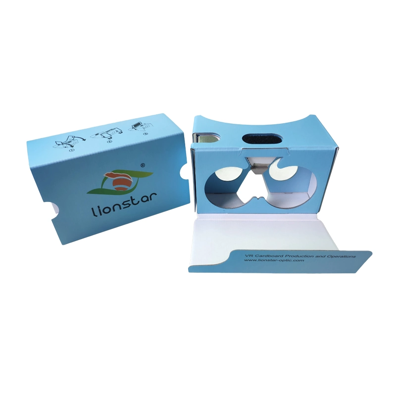 Custom Logo Cartoon 3D Vr Video Game Vr Headsets Viewer Promotion Item 3D Branded Cardboard Vr Glasses Video 3D Glasses